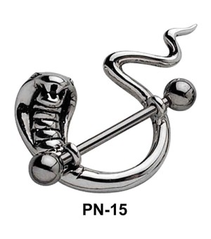 Cobra Shaped Nipple Piercing PN-15