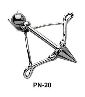 Bow n Arrow Shaped Nipple Piercing PN-20