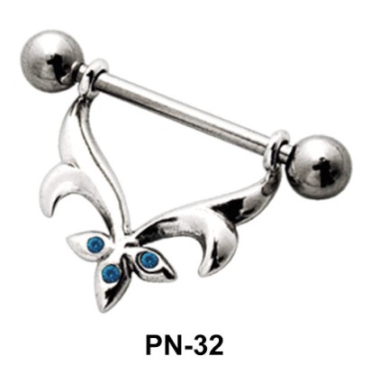 Flower Shaped Nipple Piercing PN-32