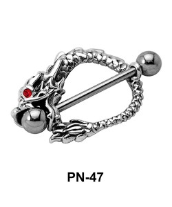 Dragon Shaped Nipple Piercing PN-47