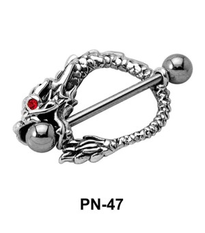 Dragon Shaped Nipple Piercing PN-47