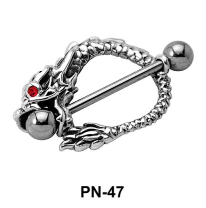 Dragon Shaped Nipple Piercing PN-47