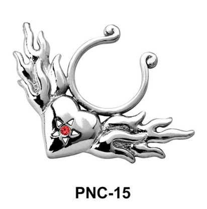 Fiery Hearts Nipple Clip PNC-15