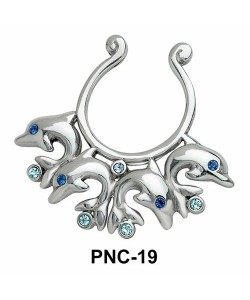 Stoned Dolphins Nipple Clip PNC-19