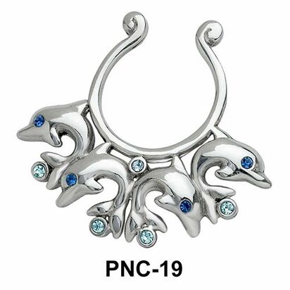 Stoned Dolphins Nipple Clip PNC-19