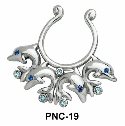 Stoned Dolphins Nipple Clip PNC-19