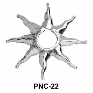 Sunrays Shaped Nipple Clip PNC-22