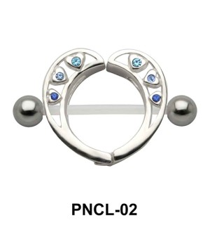 Heart Shaped Nipple Piercing PNCL-02