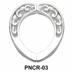 Plain Carving Heart Nipple Clip PNCR-03