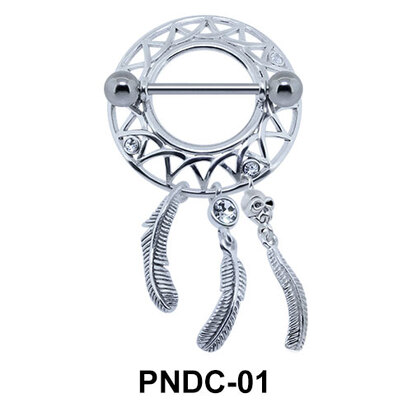 Dream Catcher Nipple Piercing PNDC-01