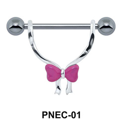 Pretty Bow Nipple Piercing PNEC-01
