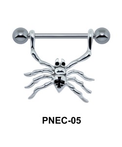 Spider Shaped Nipple Piercing PNEC-05