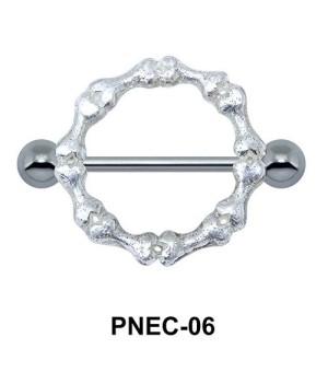 Bony Circle Nipple Piercing PNEC-06