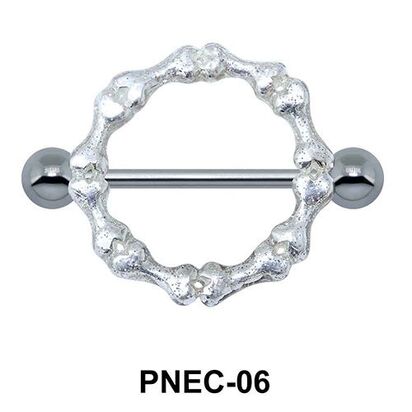 Bony Circle Nipple Piercing PNEC-06