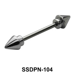 Arrow Shaped Double Nipple Piercing SSDPN-104