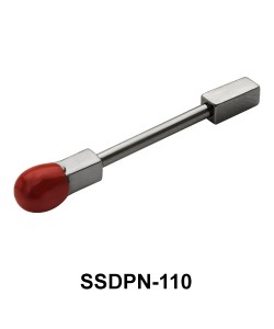 Mike Shaped Double Nipple Piercing SSDPN-110