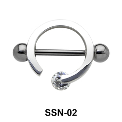 Circle Shaped Nipple Piercing SSN-02