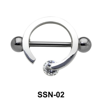 Circle Shaped Nipple Piercing SSN-02