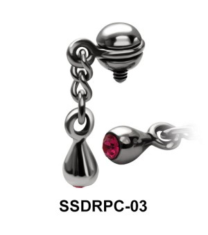 Drops Shaped Dangling Internal Attachment SSDRPC-03