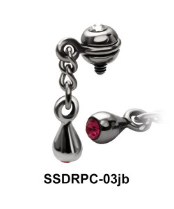 Drops Shaped Dangling Internal Attachment SSDRPC-03jb