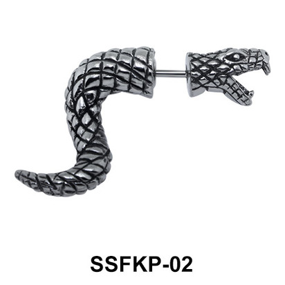 Snake Shaped Ear Stud SSFKP-02