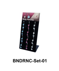 12 Rainbow Belly Piercing Set BNDRNC-Set-01