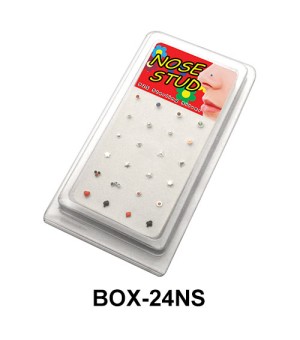 Empty 24 Nose Stud BOX-24NS