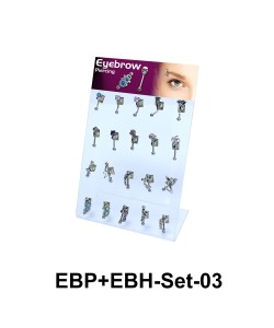 20 Eyebrow Piercing Set EBP+EBH-Set-03