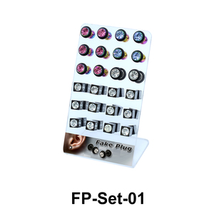 24 Fake Plugs Set FP-Set-01