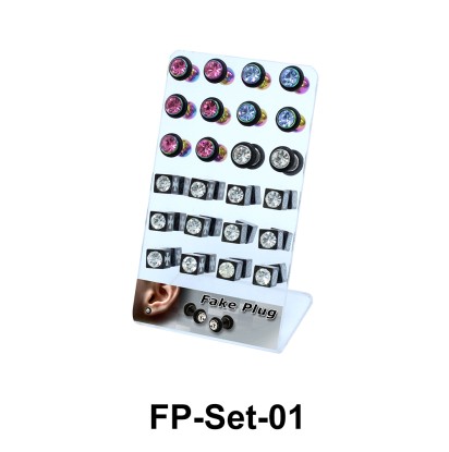 24 Fake Plugs Set FP-Set-01