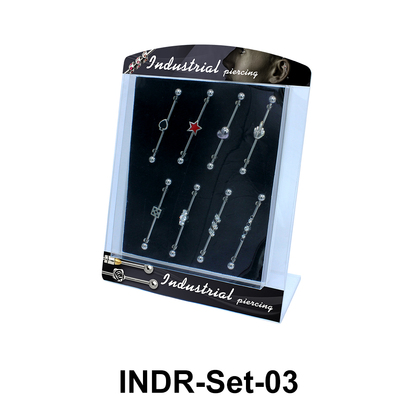 8 Industrial Piercing Set INDR-Set-03