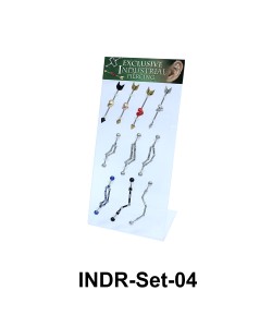 10 Industrial Piercing Set INDR-Set-04