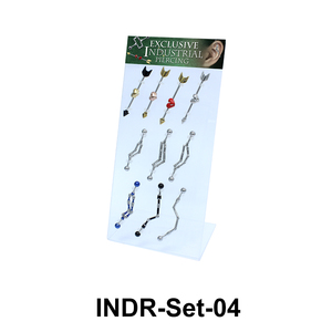 10 Industrial Piercing Set INDR-Set-04