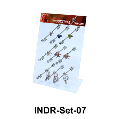 9 Industrial Piercing Set INDR-Set-07