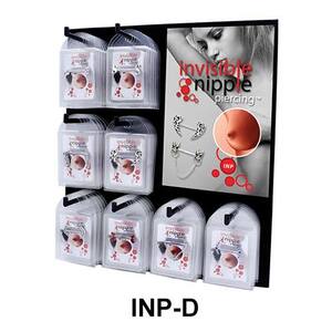 Empty Nipple Piercing Display without box set INP-D