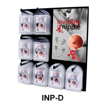 Empty Nipple Piercing Display without box set INP-D