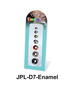 Empty 7 Holes Tunnels Display JPL-D7 Enamel