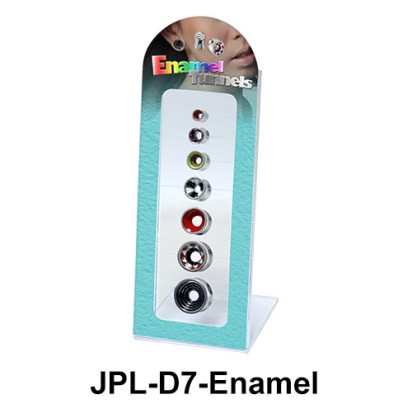 Empty 7 Holes Tunnels Display JPL-D7 Enamel