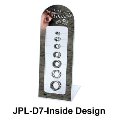 Empty 7 Holes Inside Design Tunnels Display JPL-D7