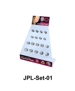 18 Jewelled Tunnels and Plugs Set JPL-Set-01