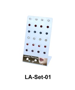 24 Labret Push-in Set LA-Set-01