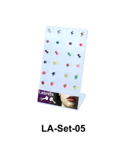 24 Labret Push-in Set LA-Set-05