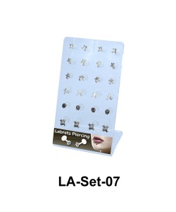 24 Labret Push-in Set LA-Set-07