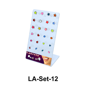 24 Labret Push-in Set LA-Set-12