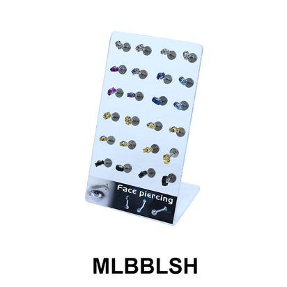 24 Labret Piercing Set MLBBLSH-Set-01