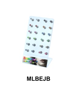 24 Labret Enamel Jewelled Balls Set MLBEJB-Set-01