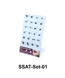 24 Labret Piercing Set SSAT-Set-01