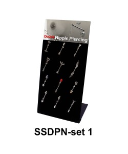 12 Nipple Piercing Sets SSDPN-SET-1