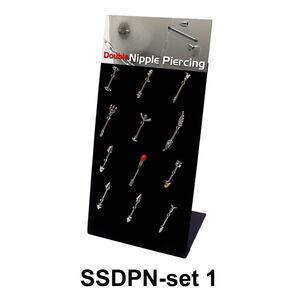 12 Nipple Piercing Sets SSDPN-SET-1