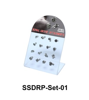 16 Dermal Anchors Set SSDRP-Set-01